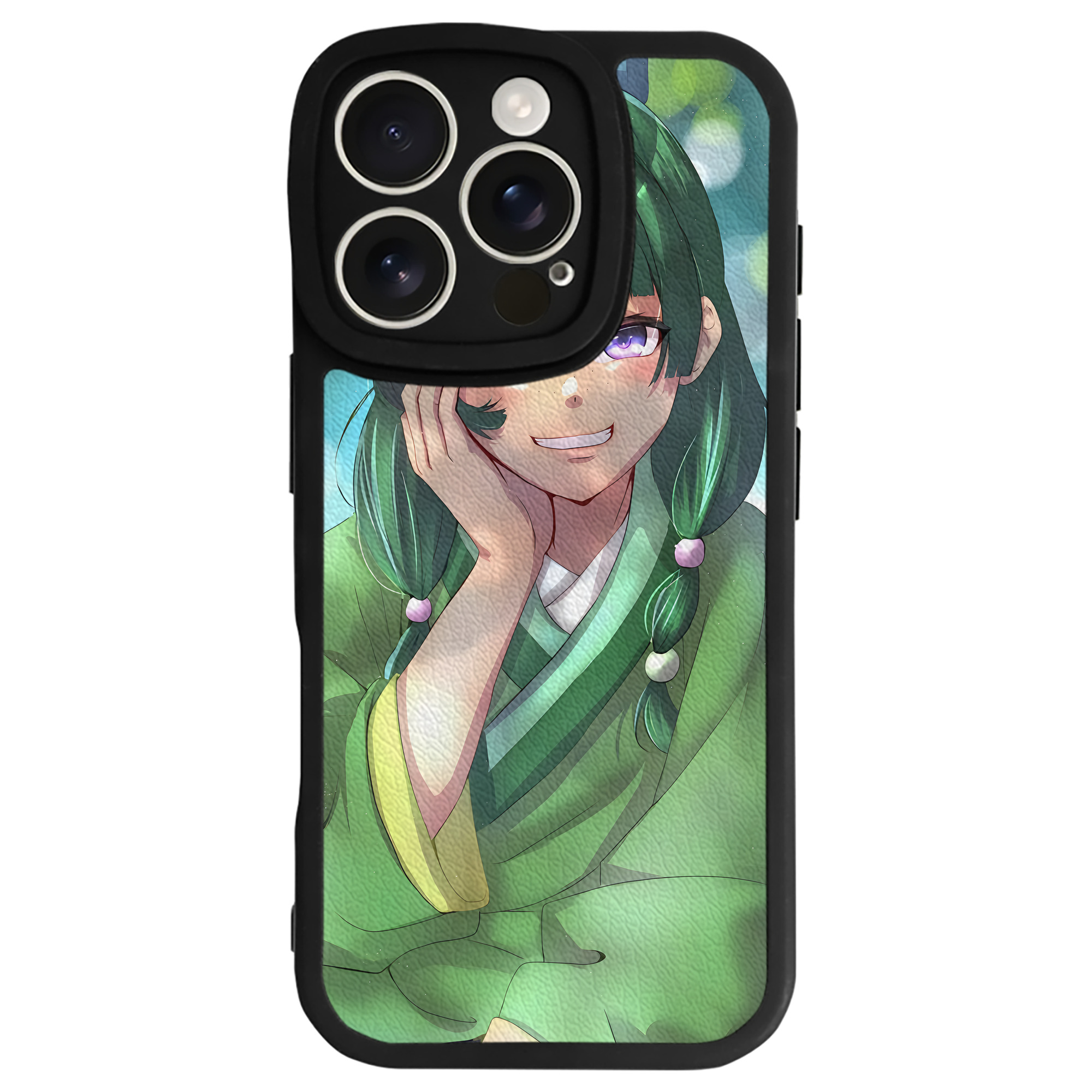 （画像用） 薬屋のひとりごと The Apothecary Diaries 【iPhone 16シリーズ対応】シリコンスマホケース（レザー調） 材質：シリコン